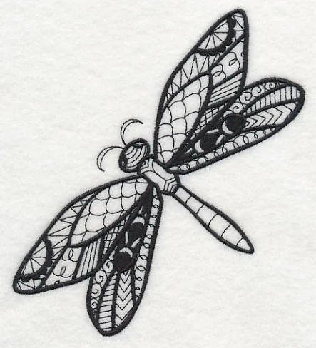 Flight of the Dragonfly (Blackwork) - Image 2
