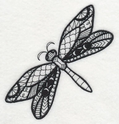 Flight of the Dragonfly (Blackwork) - Image 3