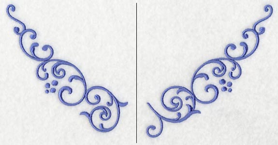 Flirty Filigree Neckline (V-Neck) (Split) - Image 2