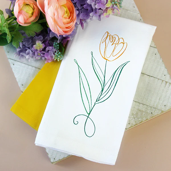 Floral Calligraphy - Tulip - Image 2
