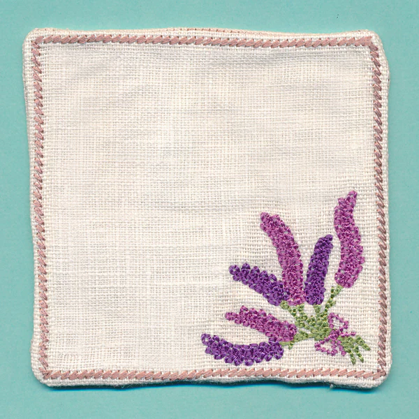 Floral Coaster - Lavender (In-the-Hoop) - Image 2