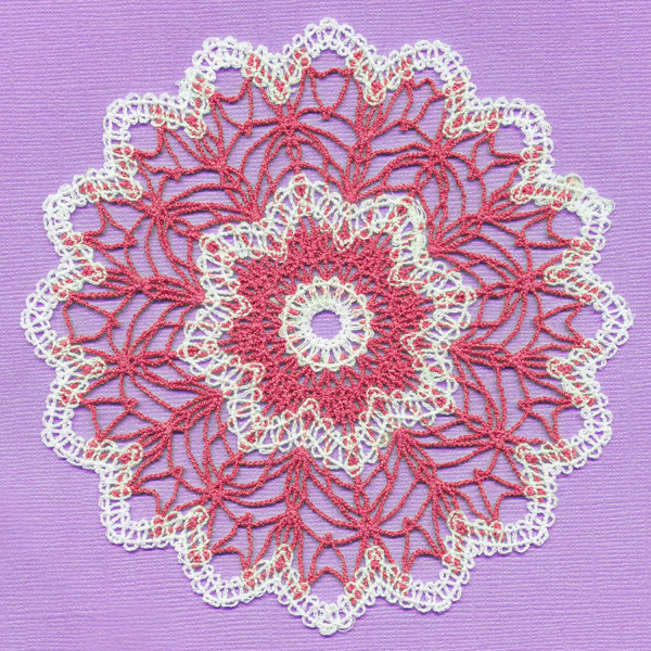 Floral Doily (Battenburg Lace) - Image 3
