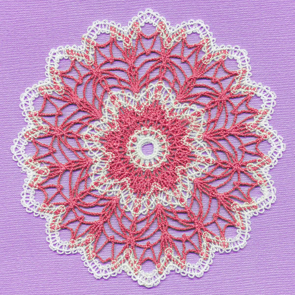 Floral Doily (Battenburg Lace) - Image 4