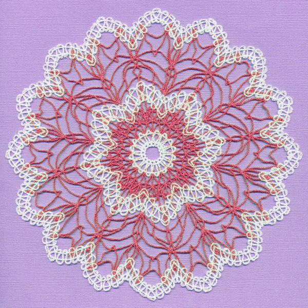 Floral Doily (Battenburg Lace) - Image 6