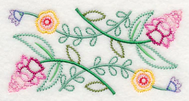 Floral Fantasy Border (Vintage) - Image 4