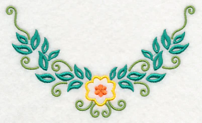 Floral Fashion Neckline (V-Neck) - Image 3