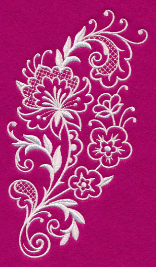 Floral Fashions Spray (Whitework) - Image 4