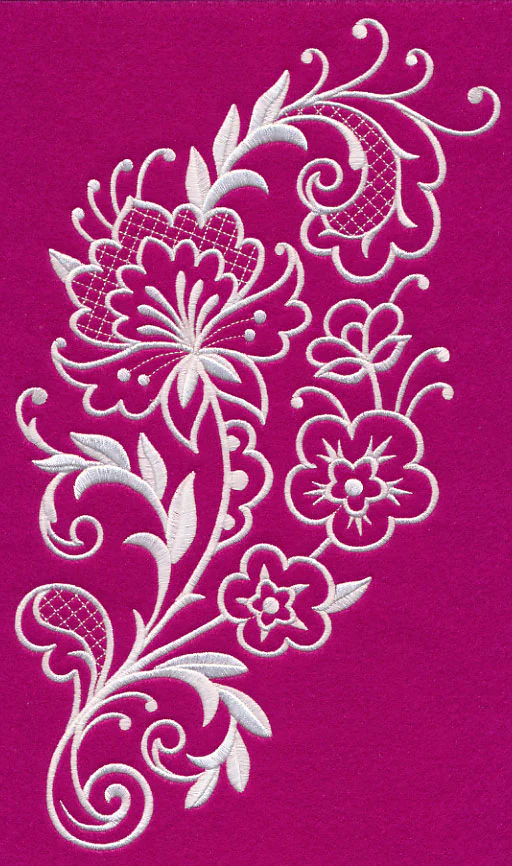Floral Fashions Spray (Whitework) - Image 5