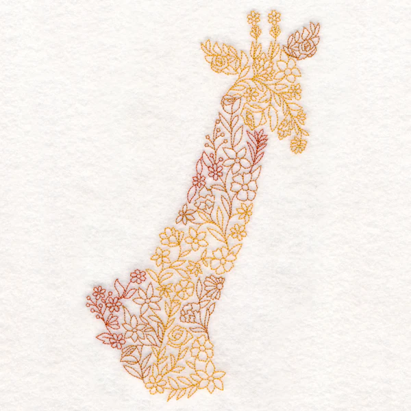 Floral Giraffe - Image 2