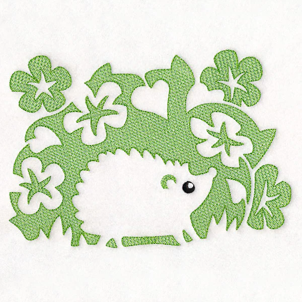 Floral Hedgehog (Embossed) - Image 9