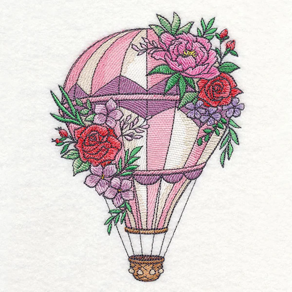 Floral Hot Air Balloon - Image 3