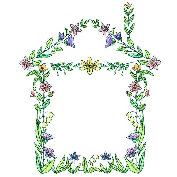 Floral House Wreath - Image 10