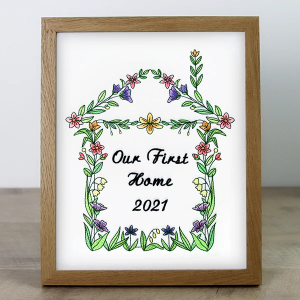 Floral House Wreath - Image 11