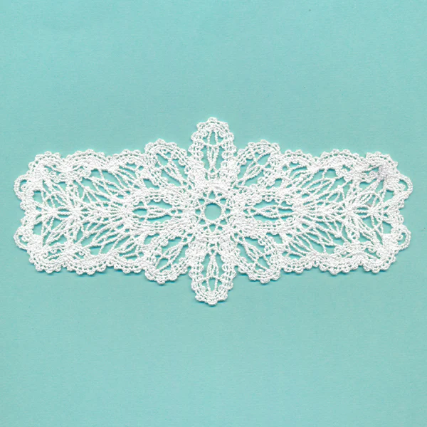 Floral Jar Wrap (Battenburg Lace) - Image 5