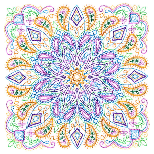 Floral Kaleidoscope 1 - Image 3