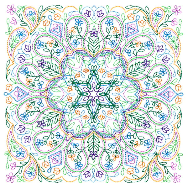 Floral Kaleidoscope 2 - Image 2