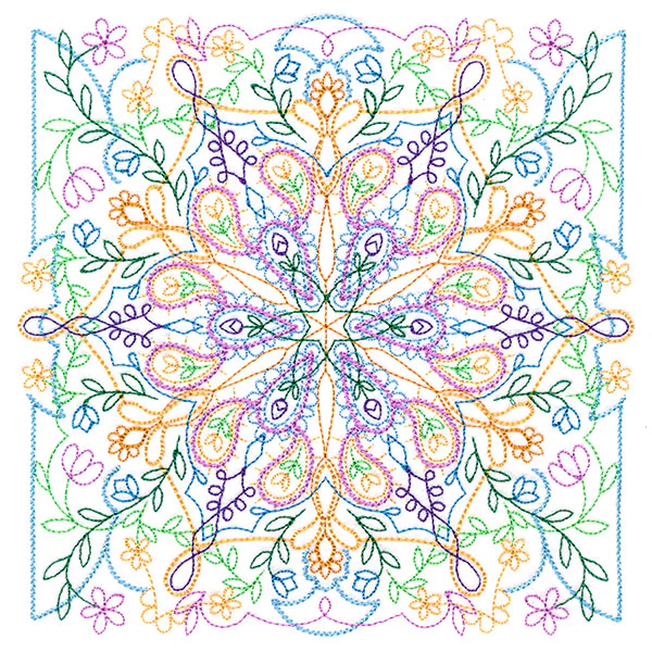 Floral Kaleidoscope 4 - Image 2