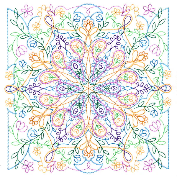 Floral Kaleidoscope 4 - Image 5