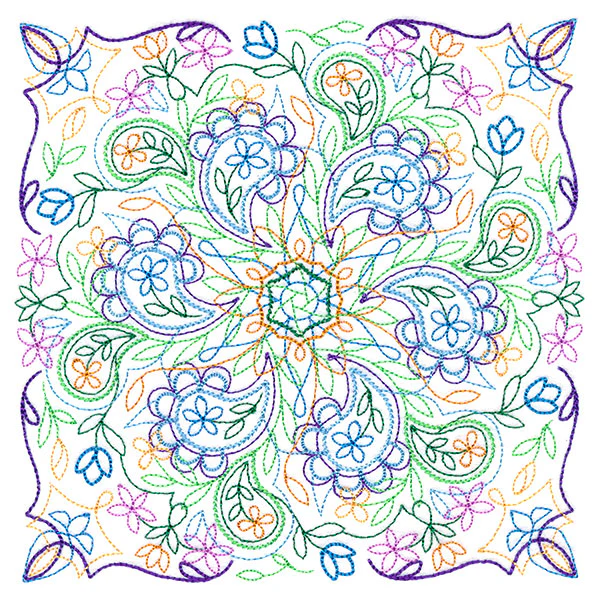 Floral Kaleidoscope 5 - Image 2