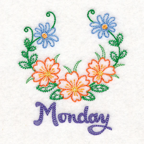 Floral Laurels - Monday (Vintage) - Image 2