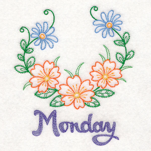 Floral Laurels - Monday (Vintage) - Image 3