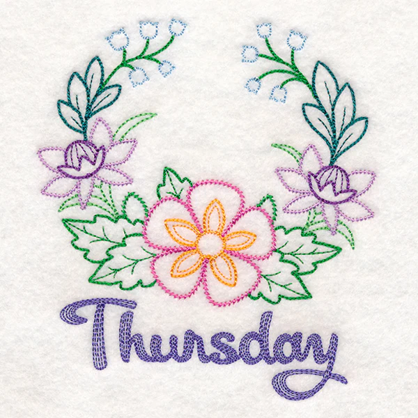 Floral Laurels - Thursday (Vintage) - Image 3