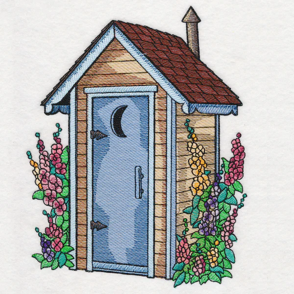 Floral Outhouse - Image 5