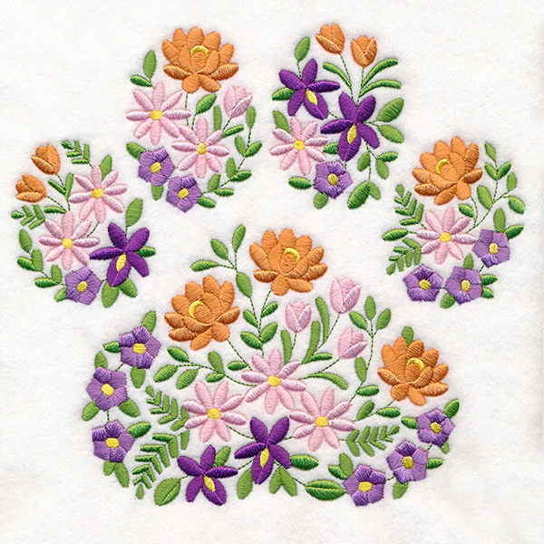 Floral Pawprint