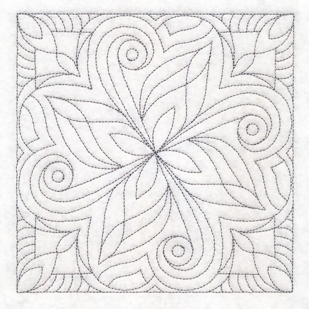 Floral Quilting Square - Image 3
