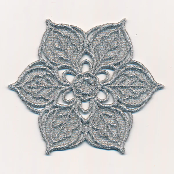 Floral Snowflake Gift Topper (Lace) - Image 2