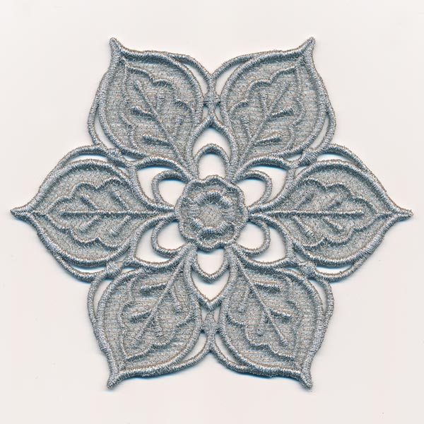 Floral Snowflake Gift Topper (Lace) - Image 3