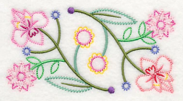 Floral Symphony Border (Vintage) - Image 4