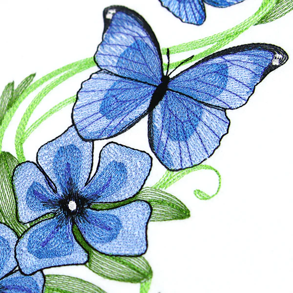 Flourish to Flutter - Periwinkle & Blue Morpho - Image 4
