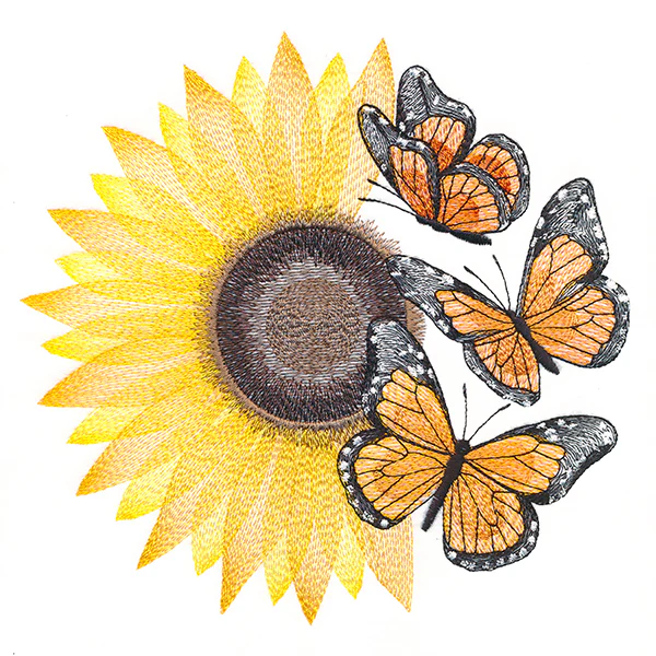 Flourish to Flutter - Sunflower & Monarch - Image 5