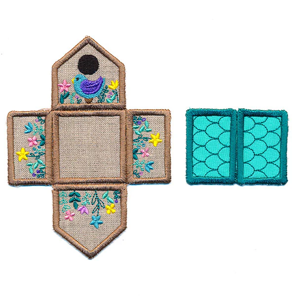 Flourishing Birdhouse Pincushion (In-the-Hoop) - Image 5