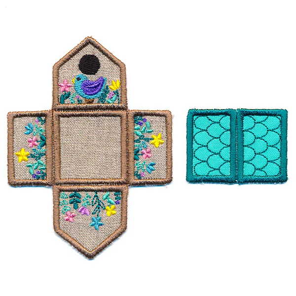 Flourishing Birdhouse Pincushion (In-the-Hoop) - Image 8