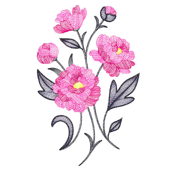 Flourishing Bouquet - Peonies - Image 2
