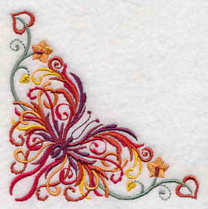 Flourishing Fall Butterfly Corner - Image 3