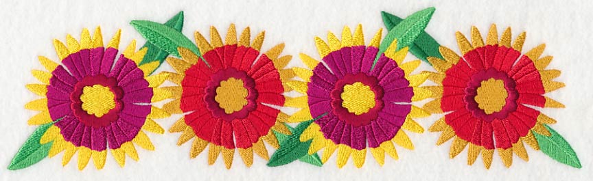 Flourishing Firewheel Border - Image 6