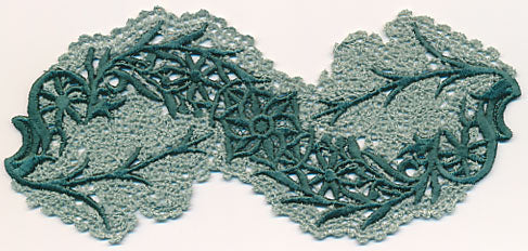 Flourishing Flower Spray (Battenburg Lace with Rayon) - Image 2