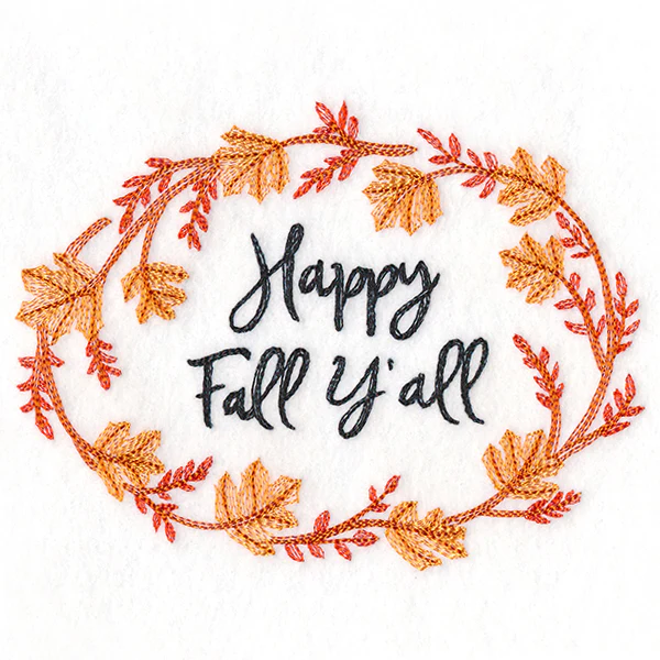 Flourishing Harvest Wreath - Happy Fall Y'all - Image 3