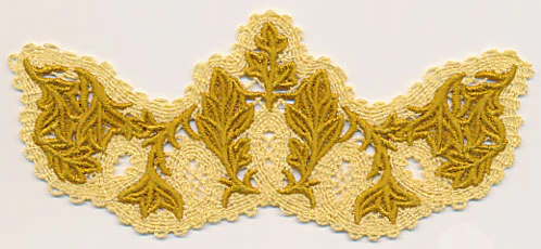 Flourishing Leaf Spray (Battenburg Lace with Rayon) - Image 2