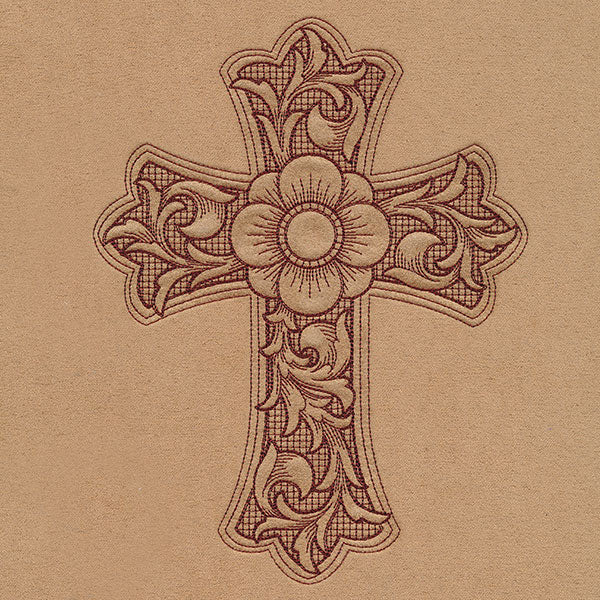 Flourishing Western Cross (Trapunto) - Image 3