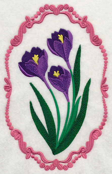 Flower Cameo - Crocuses - Image 2