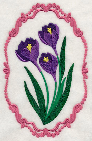 Flower Cameo - Crocuses - Image 5