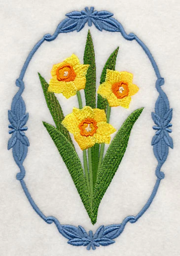 Flower Cameo - Daffodils - Image 3