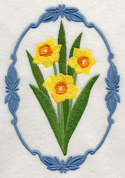 Flower Cameo - Daffodils - Image 5