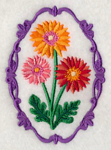 Flower Cameo - Gerbera Daisies - Image 4