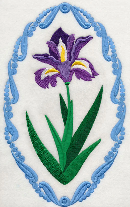Flower Cameo - Iris - Image 6