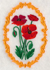 Flower Cameo - Poppies - Image 4